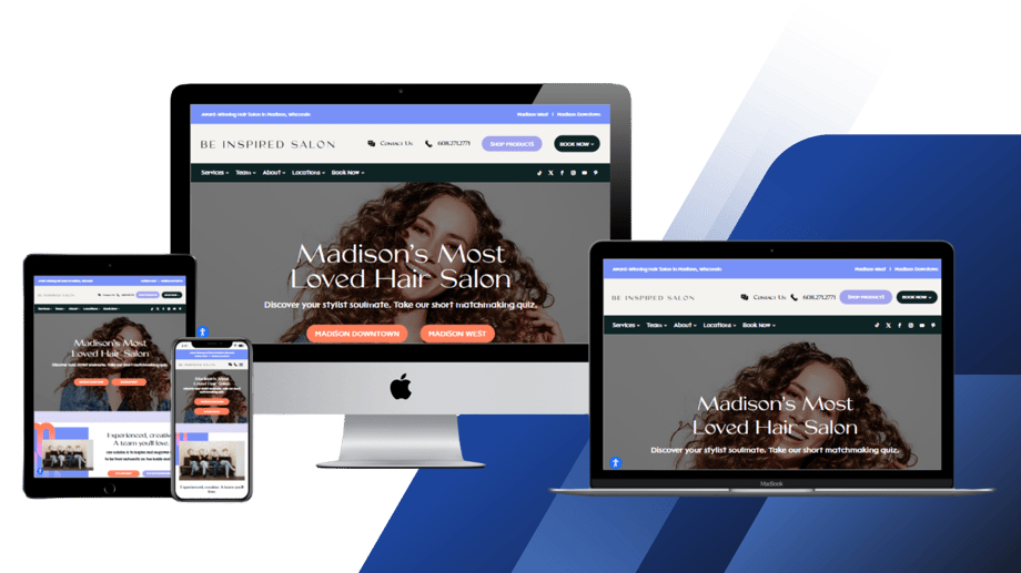salon website that converts