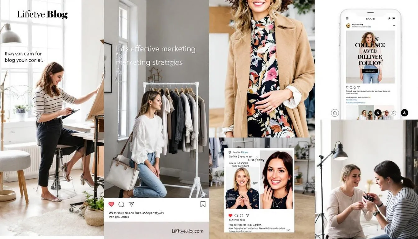 An advertisement showcasing effective marketing strategies for independent stylists.