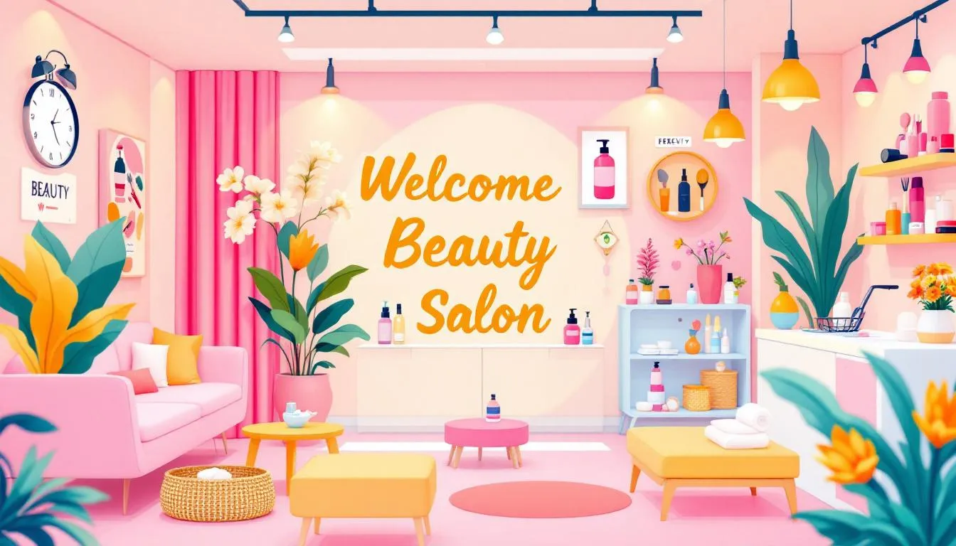 A welcoming beauty salon environment that enhances client experience.